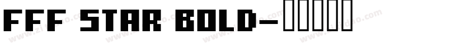 FFF Star Bold字体转换